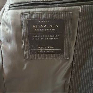 AllSaints Spitalfields Pinstripe Blazer